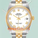 Rolex Datejust 16233WRJ Mens 36mm Black Dial Stainless Steel: Genuine vs. Replica