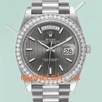 Rolex Day-Date Men’s 40mm 228349RBR-0008 Automatic Silver-tone: A Symbol of Prestige and Precision